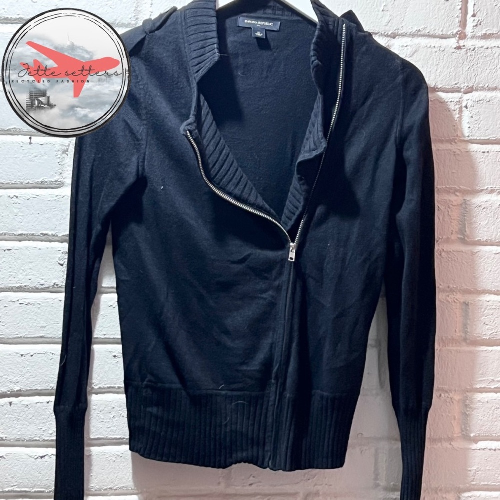 Banana Republic Black Sweater Jacket (XS)